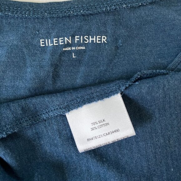 Eileen Fisher open front cardigan & matching tank - Picture 7 of 8